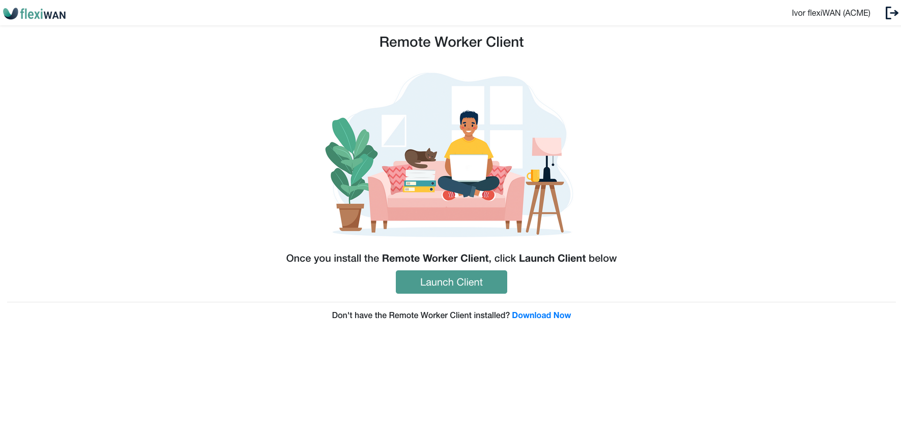 Remote Worker VPN portal