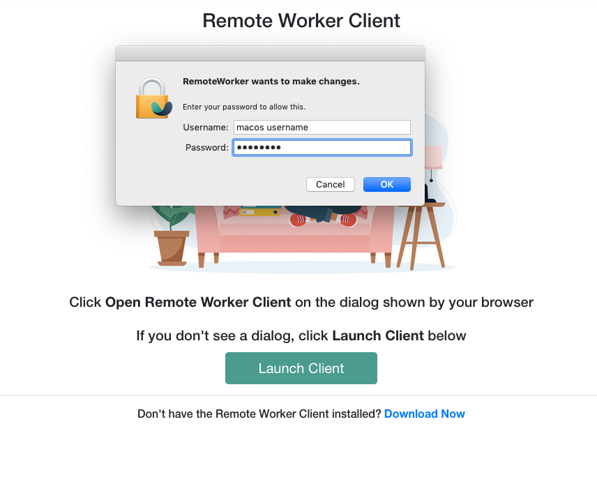 Remote Worker VPN client